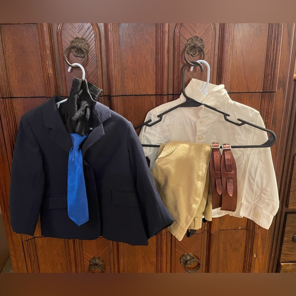 Kids Equestrian Show Riding Clothes